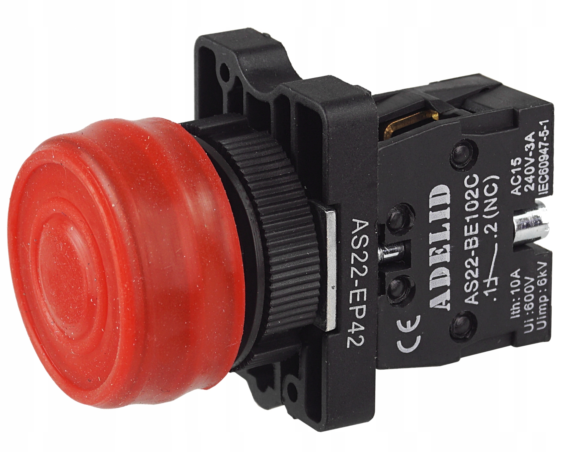 

Przycisk Sterowniczy Czerwony Stop IP66 XB2 EP42