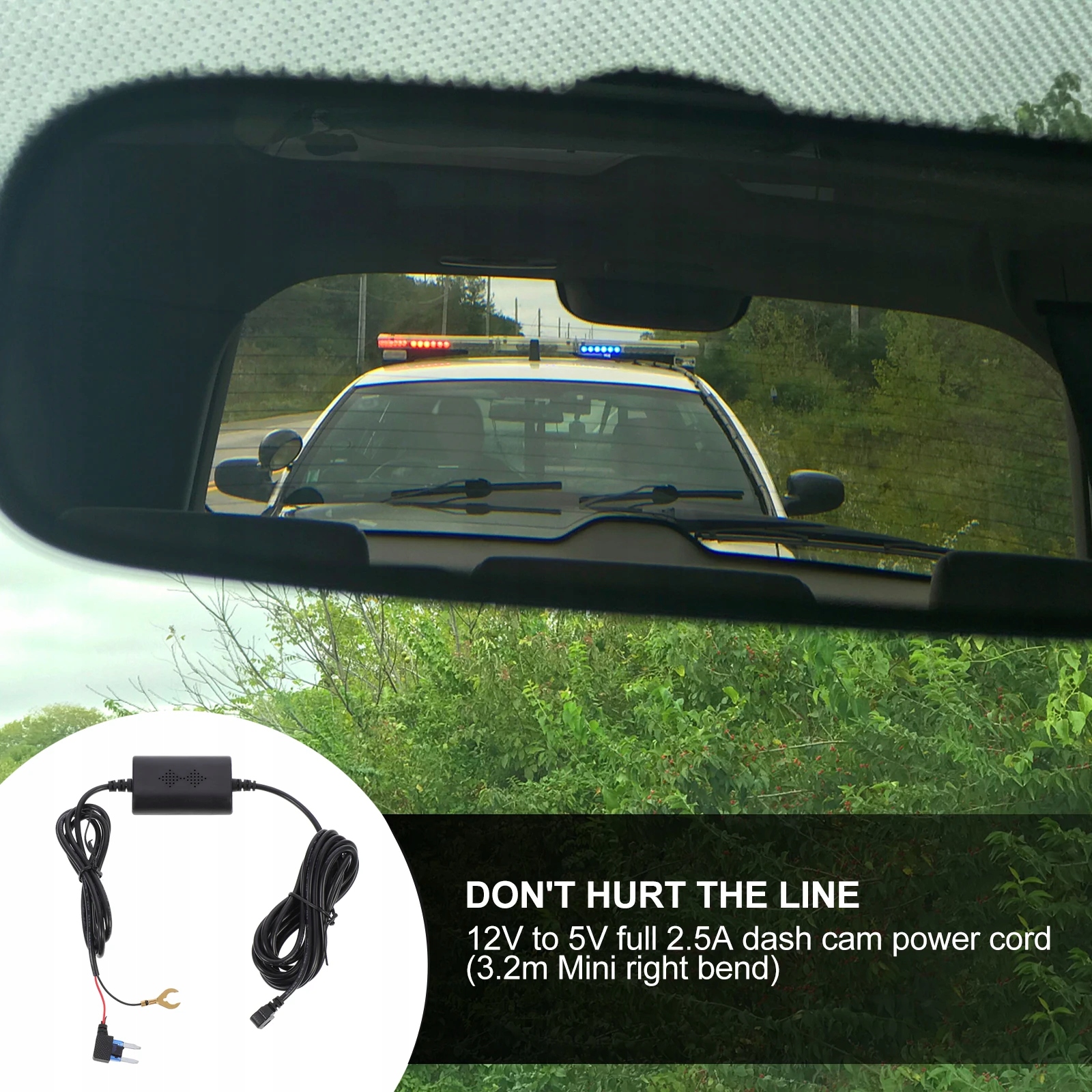 Przewód rejestratora jazdy Zasilacz do Marka bez marki