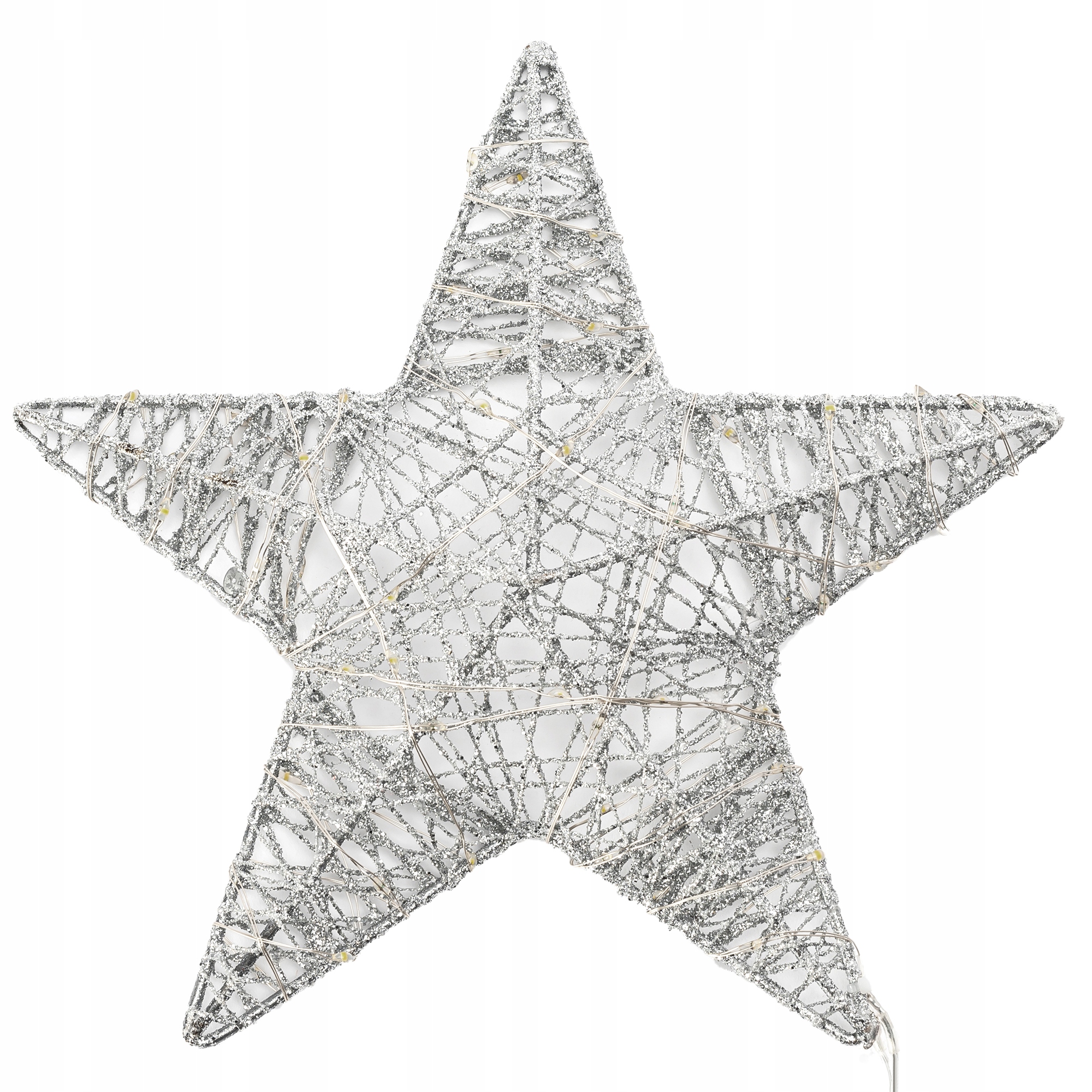 ŚWIECĄCA GWIAZDA LED 23cm PODŚWIETLANA GOLD