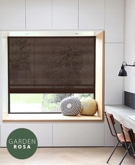 ROLETA BAMBUSOWA ŻALUZJA WEWNĘTRZNA PÓŁZACIEMNIAJĄCA NATURALNY 150x160 cm Kod producenta ZAL/150#160#CIEMNY