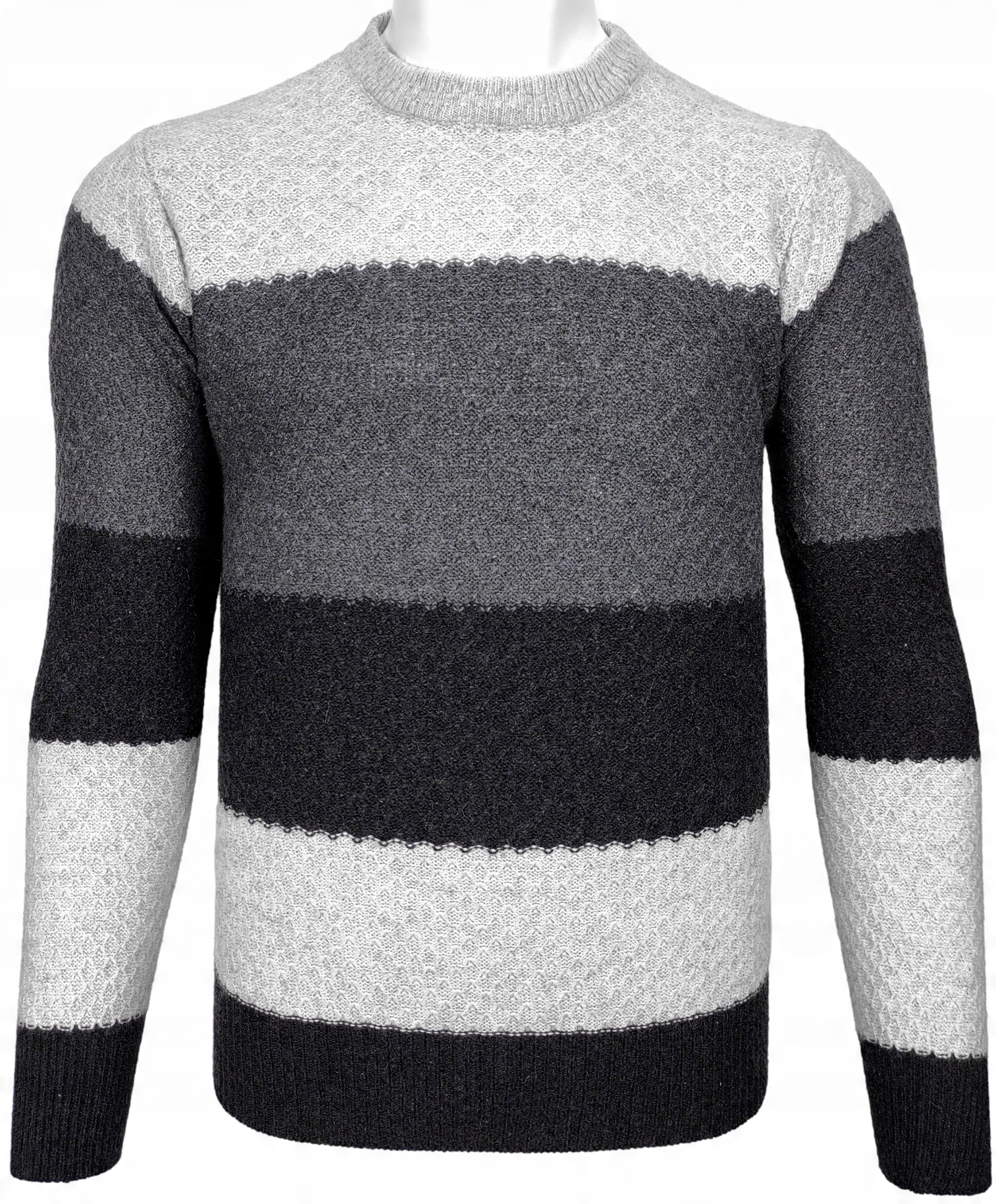 

Sweter męski wełniany W212 ciepły r. XL