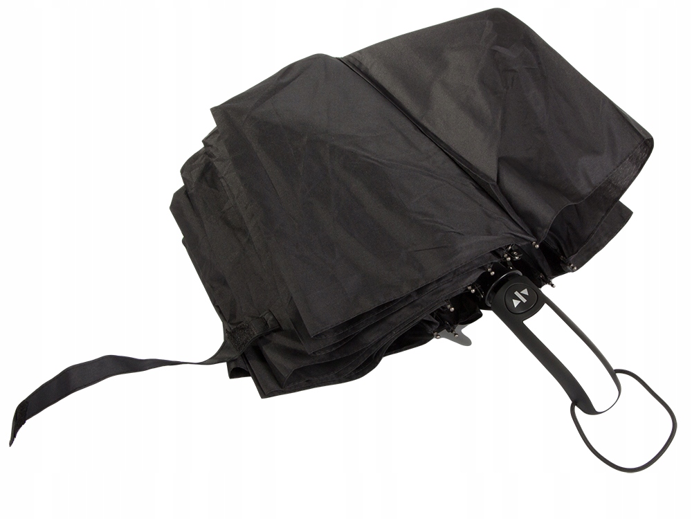PARASOL PARASOLKA SKŁADANA CZARNA AUTOMATYCZNY XL DUŻY UNISEX POKROWIEC Cechy dodatkowe wiatroodporny