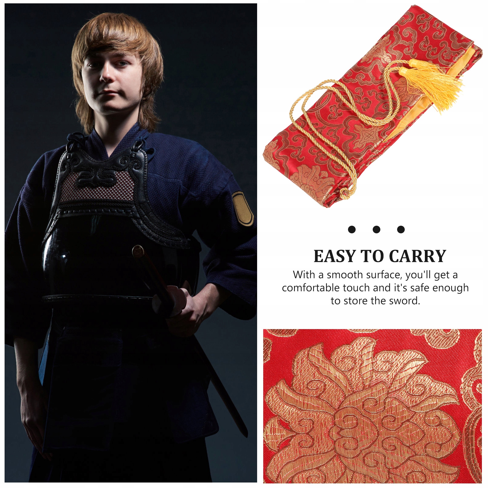 JEDWABNA TORBA NA MIECZE ETUI KATANA HAN Rodzaj inny