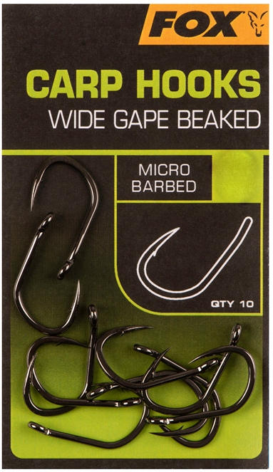 

Haczyki Fox Carp Hooks Wide Gap Rozmiar 6