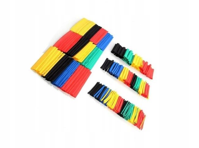 

Koszulki rurki termokurczliwe zestaw 164 szt mix