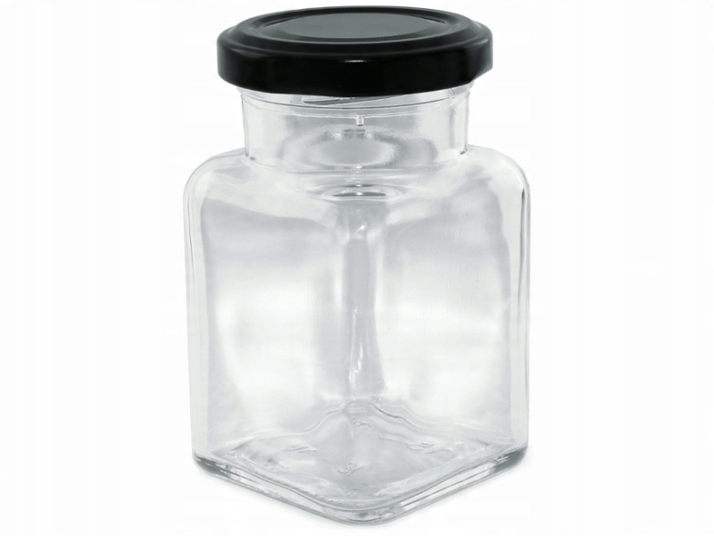 

Słoiczki na przyprawy 150ml 12szt zakrętka czarna
