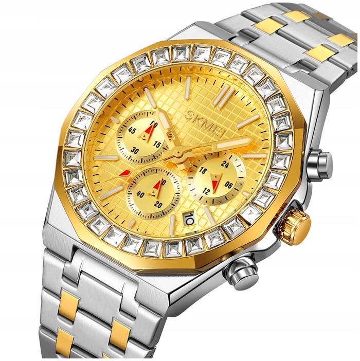 Pánské hodinky Skmei náramek chronograf datumovka obchodní hodinky