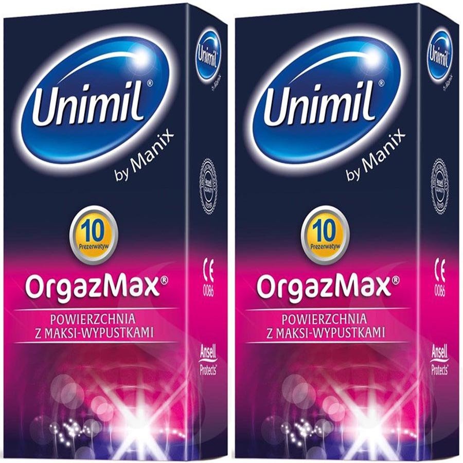 

Unimil Orgazmax Prezerwatywy z Wypustkami 20 szt.