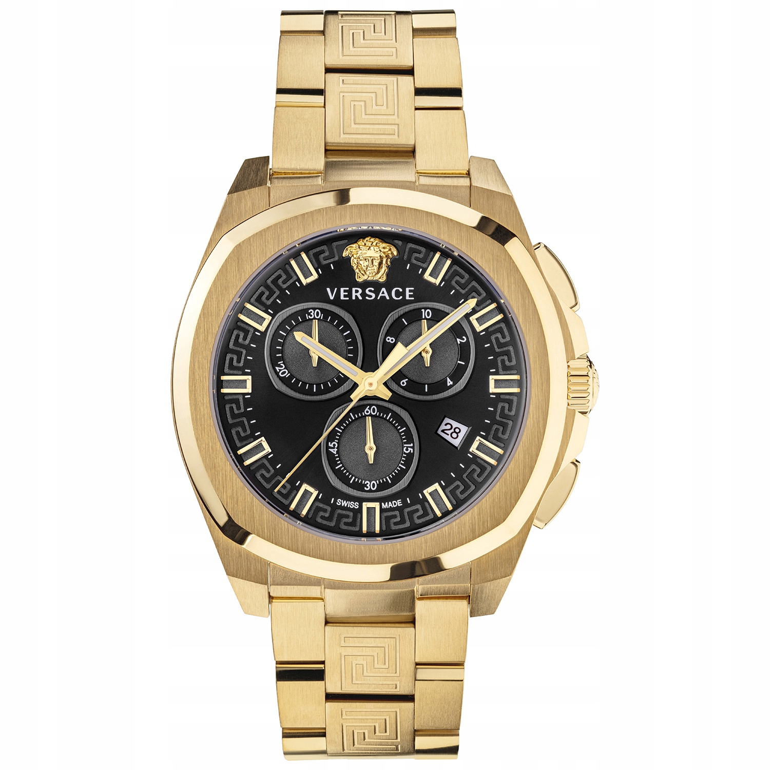 Pánské Hodinky Versace VEZ800621 zlatý náramek