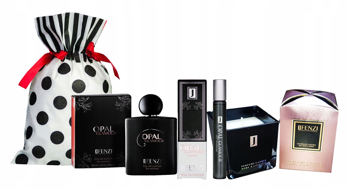 

Fenzi Opal Glamour Świeca Perfum Blac Opium Zestaw
