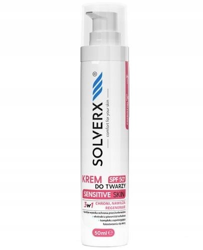 

Solverx Sensitive Skin krem do twarzy SPF50+ 50 ml