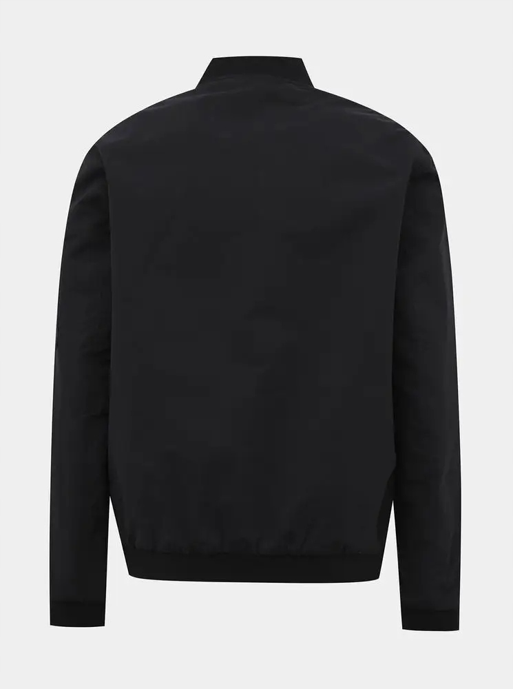 Jack Jones Bunda Bomber Černá Na Zip S Dlouhým Rukávem M Jgd