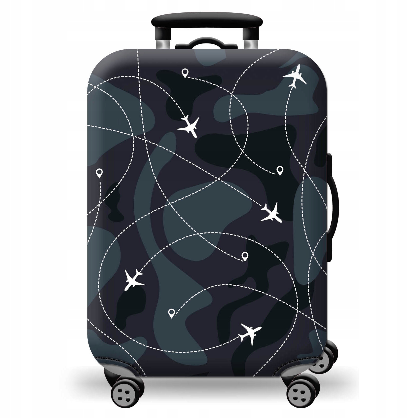 Pokrowiec Ochronny na Dużą Walizkę Podróżną XL Etui Bagaż 78 x 55 x 35 cm