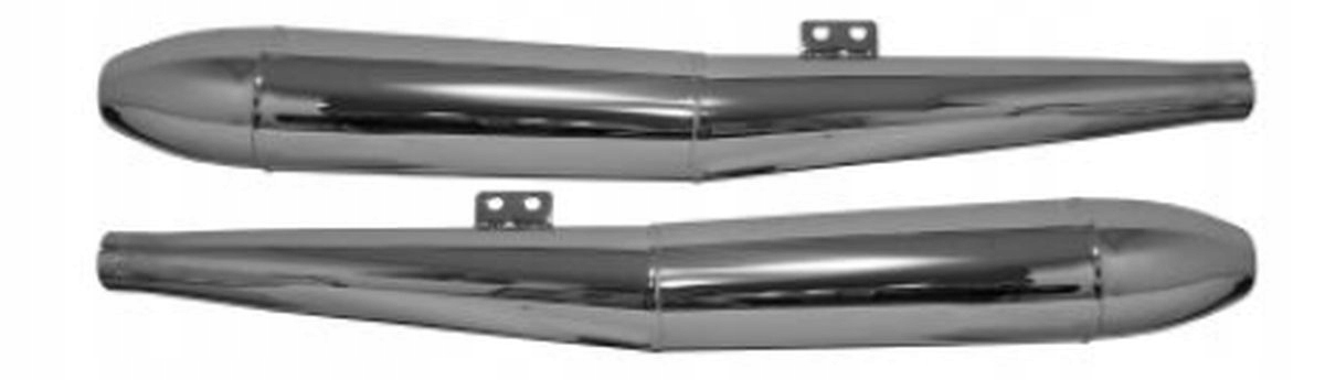 Chrómovaný tlmič pravý Emgo pre Bmw R 50/5, R 75/5, R 60/5