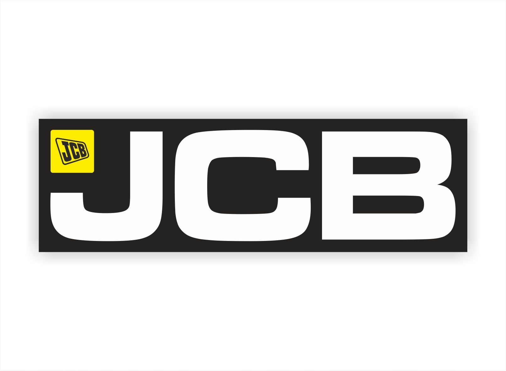 Naklejka Jcb pas 44,5x13,8 cm