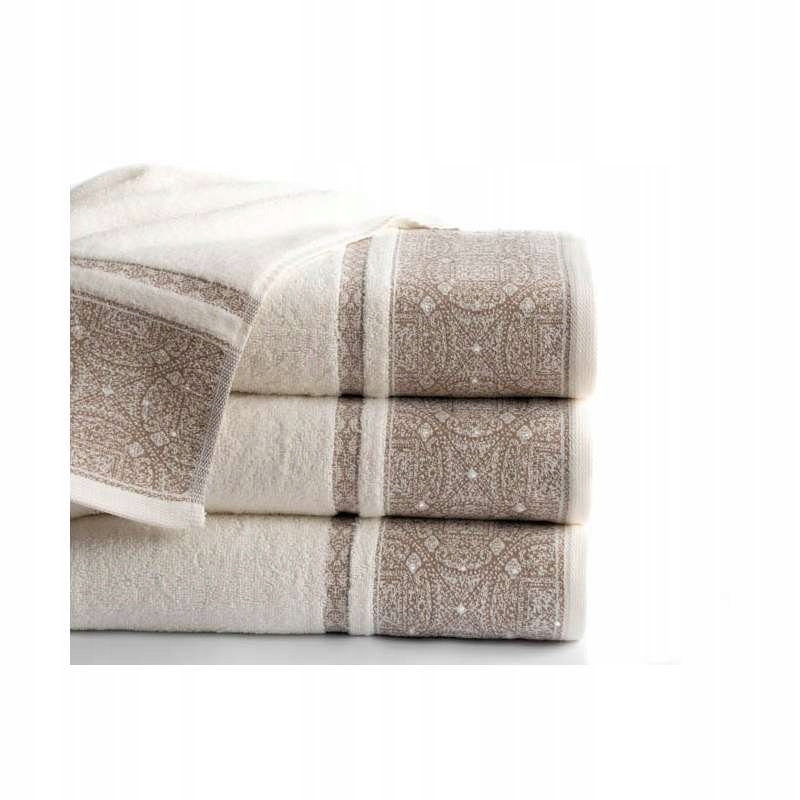

Ręcznik Sofia 70x140 kremowy 3szt 500g bawełna