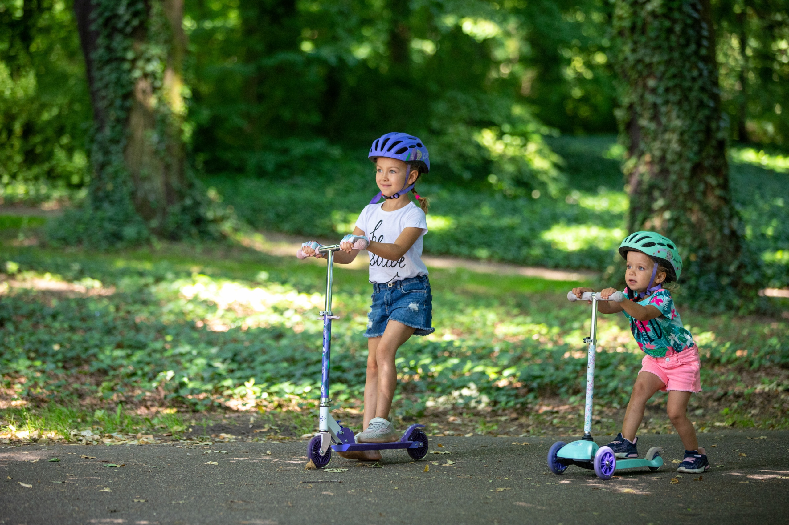 HULAJNOGA 3 KOŁA TRÓJKOŁOW BALANSOWA FROZEN 2 ELSA Hamulec tak