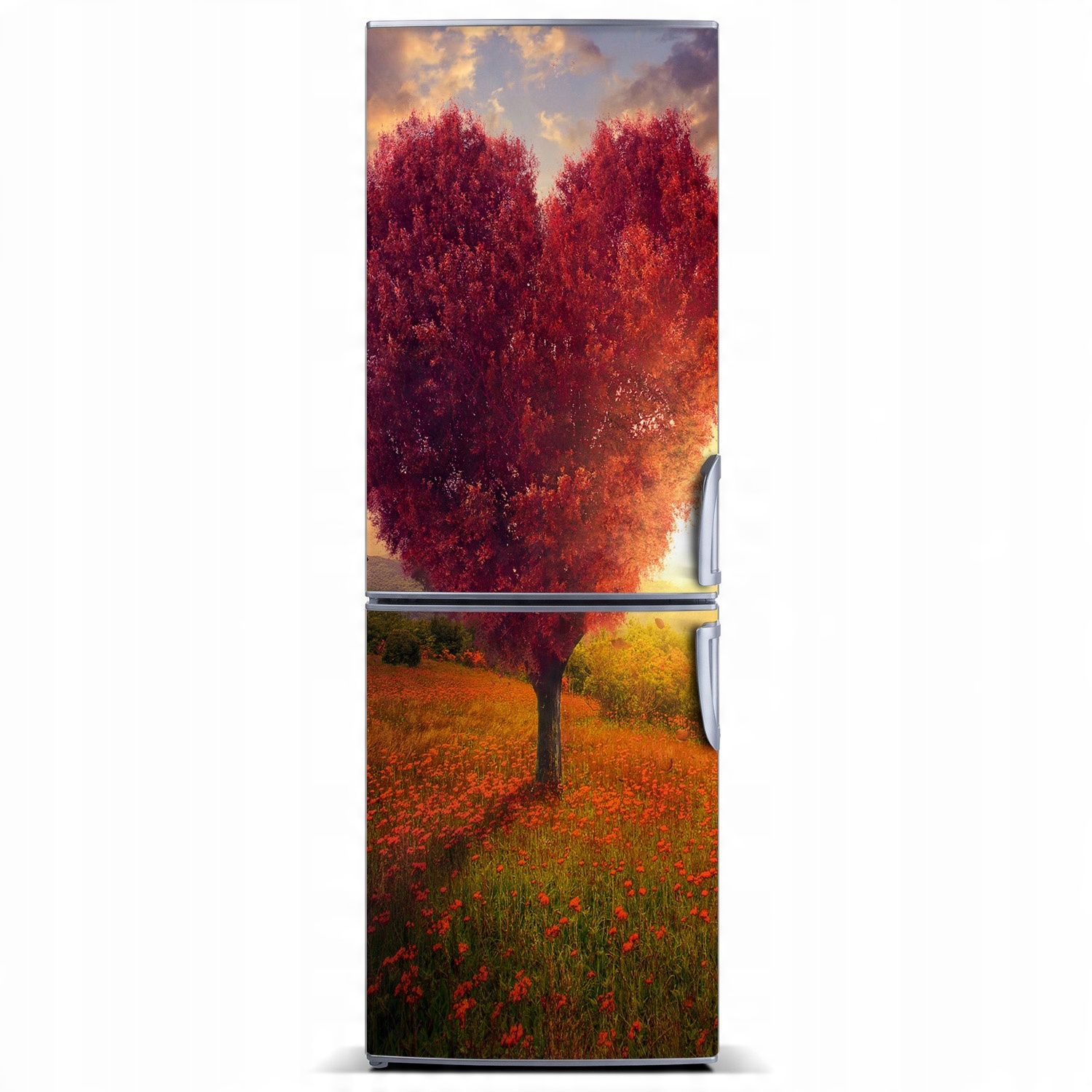 

Magnes na lodówkę magnetyczna Drzewo serce 60x180