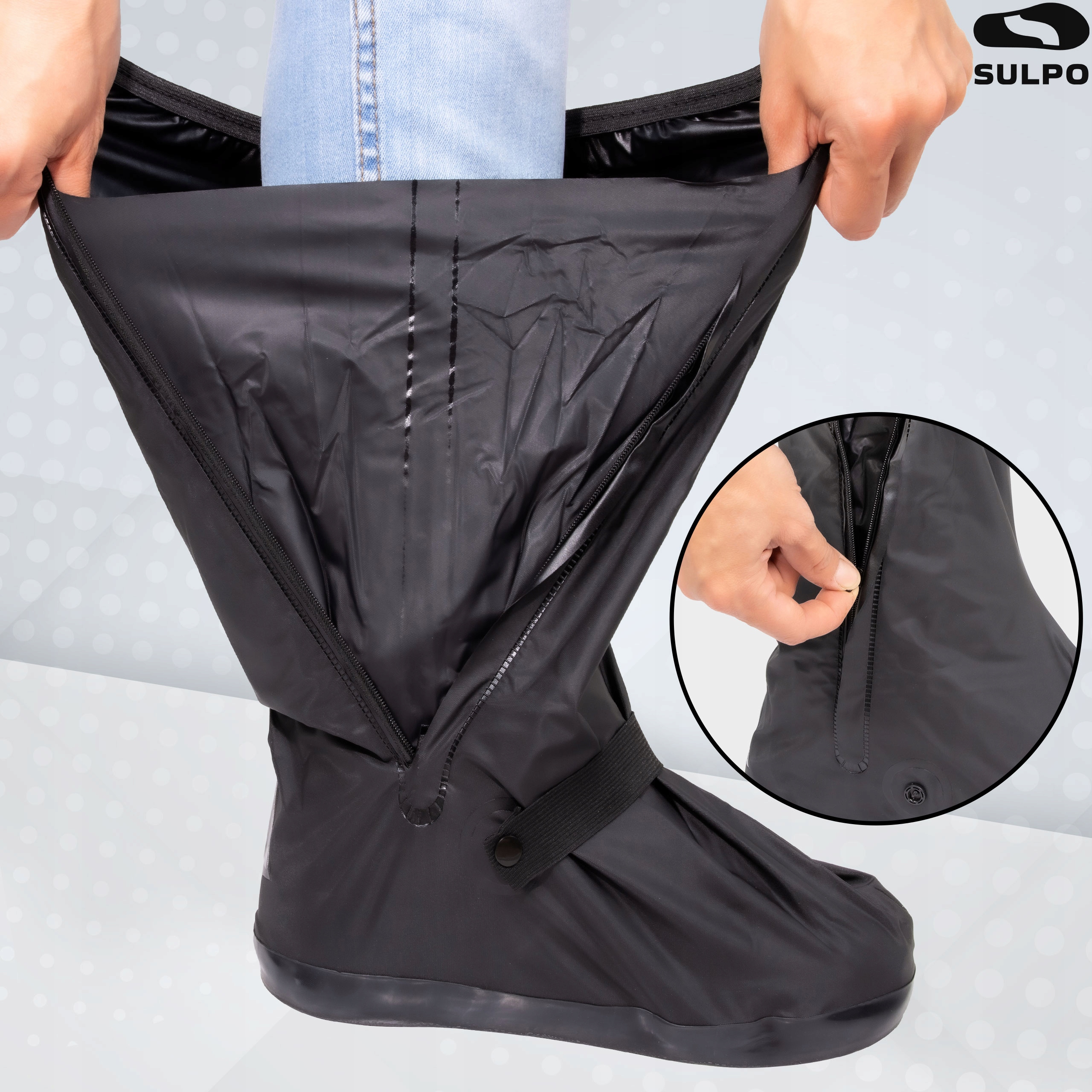 PRZECIWDESZCZOWE NAKŁADKI NA BUTY OCHRANIACZE KALOSZE OSŁONKi 40-42 Kod producenta FC_5001