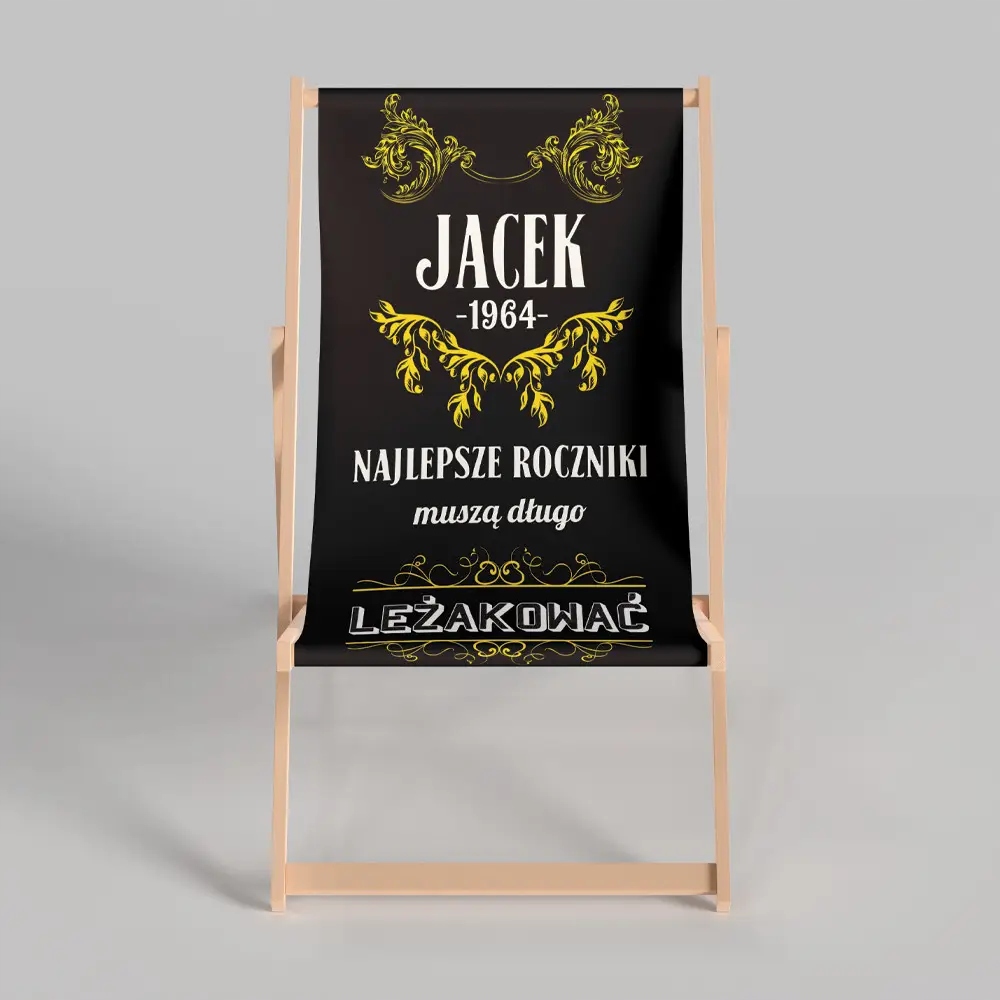 Leżak na urodziny z dedykacją Stan opakowania oryginalne