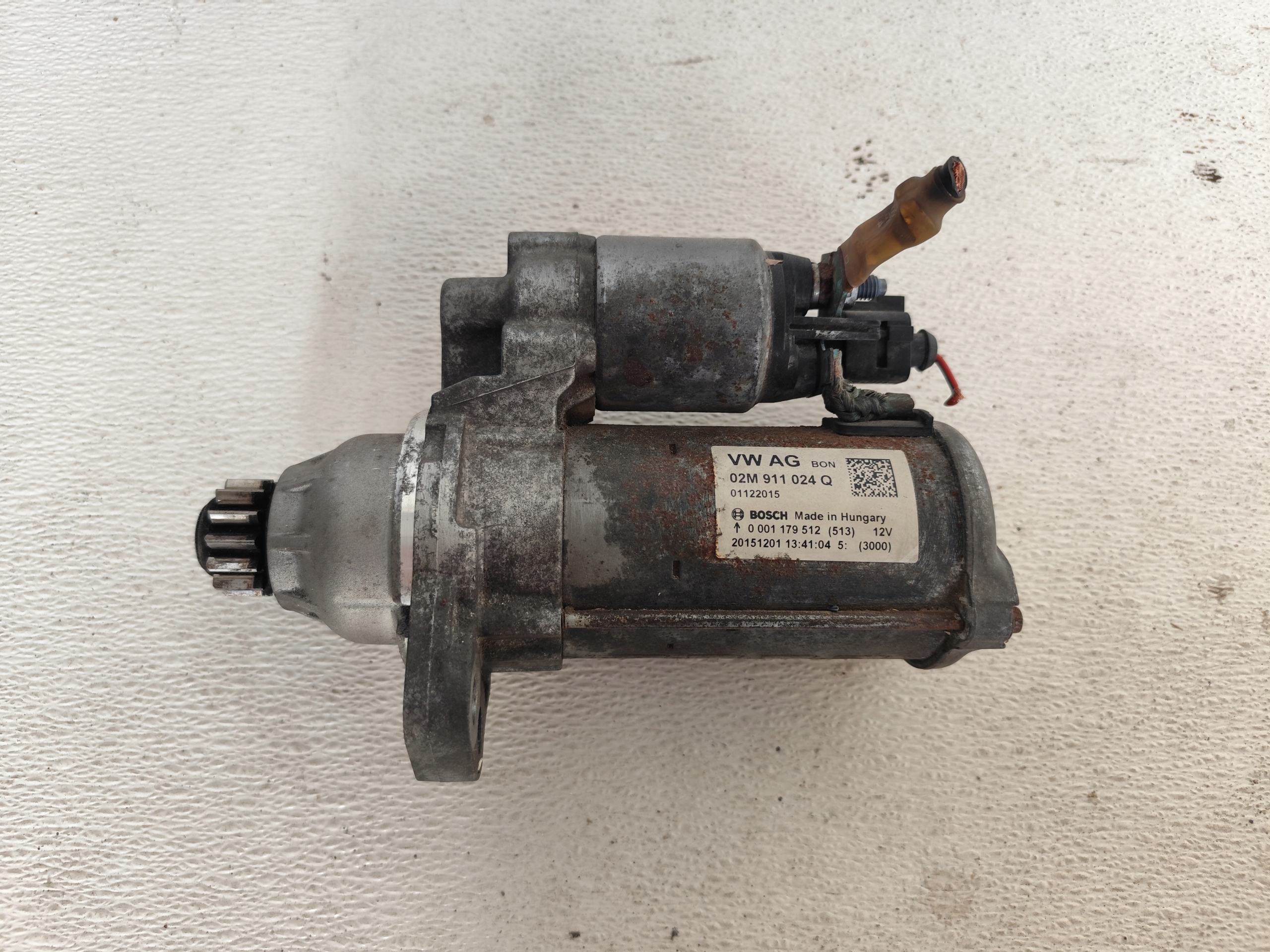 SKODA FABIA III 2015 1.2TSI starter