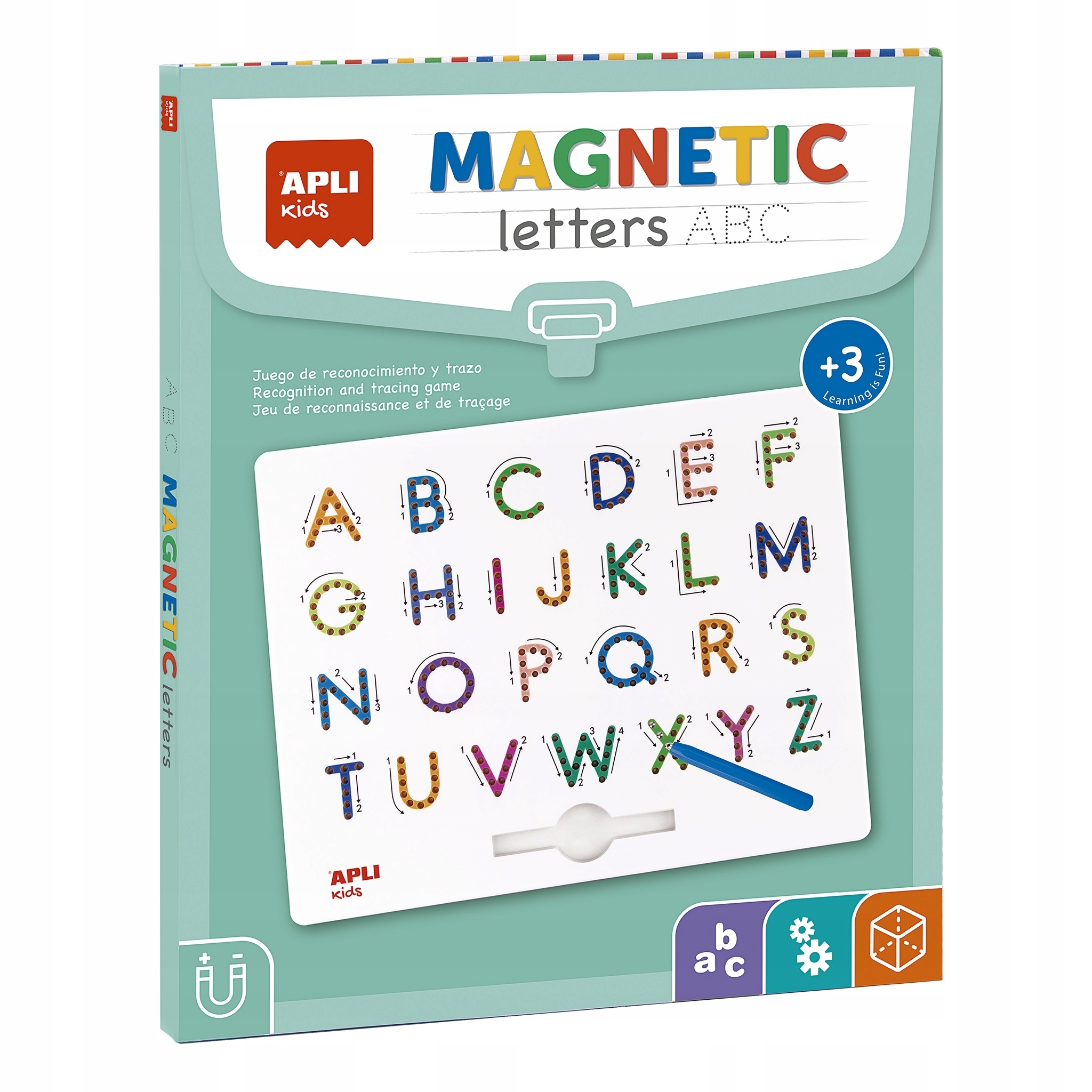 

Magnetyczna tablica Apli Kids Litery Abc