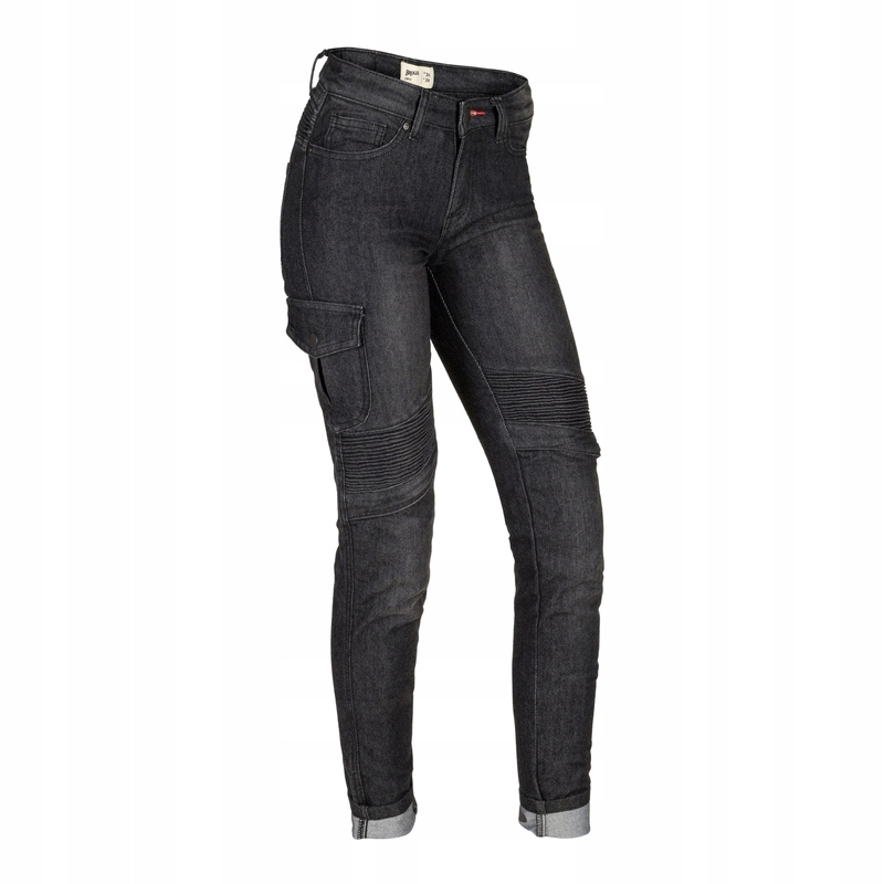 SPODNIE JEANS BROGER OHIO LADY TAPERD BLACK W32L30
