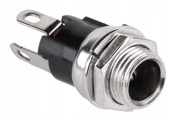 

Gniazdo zasilania DC 5.5x2.1 metal przykręcane