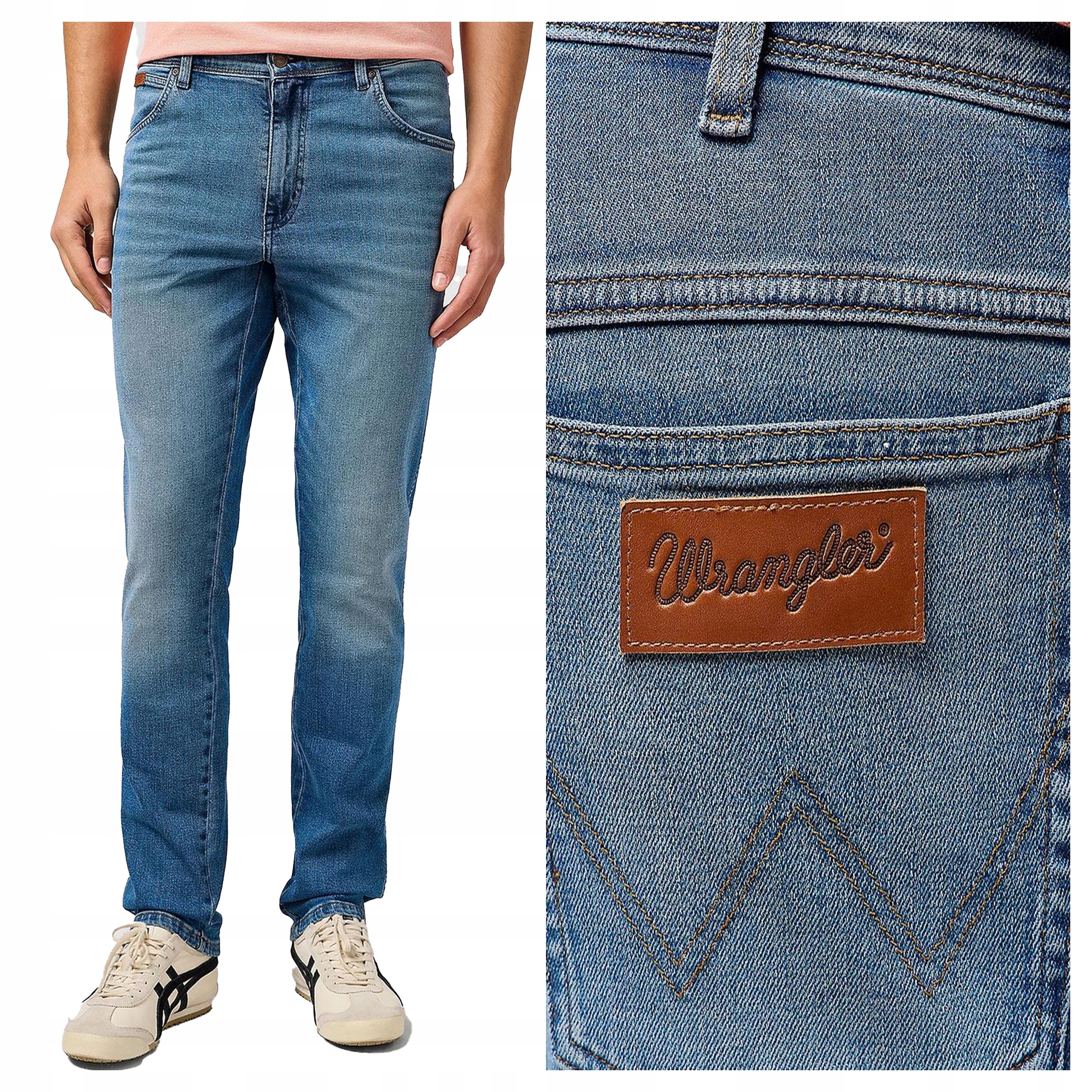 Wrangler Texas Slim W33 L32 Pánské džíny rovného střihu