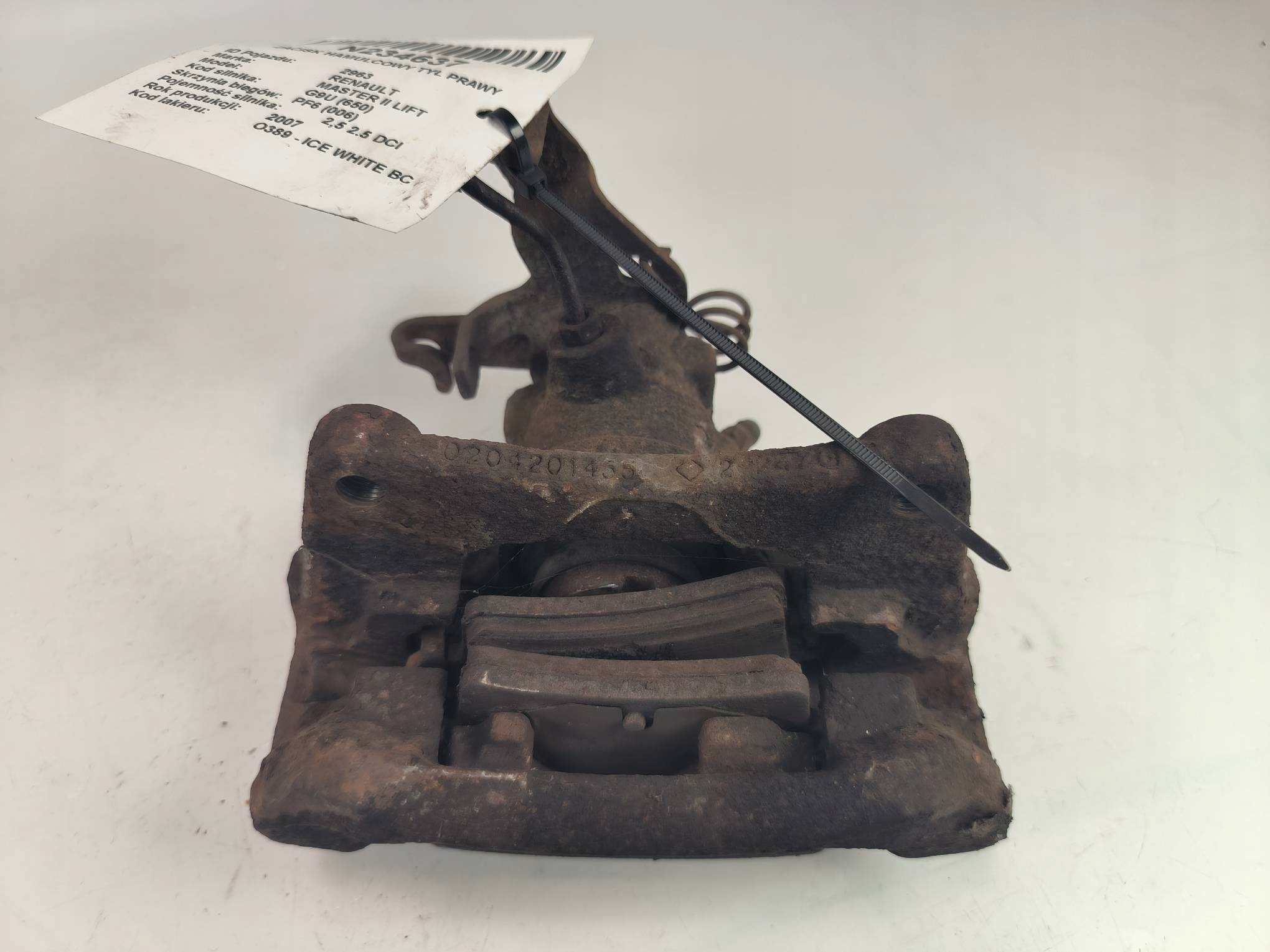 caliper brake rear part right 2.5 DCI RENAULT MASTER II LIFT