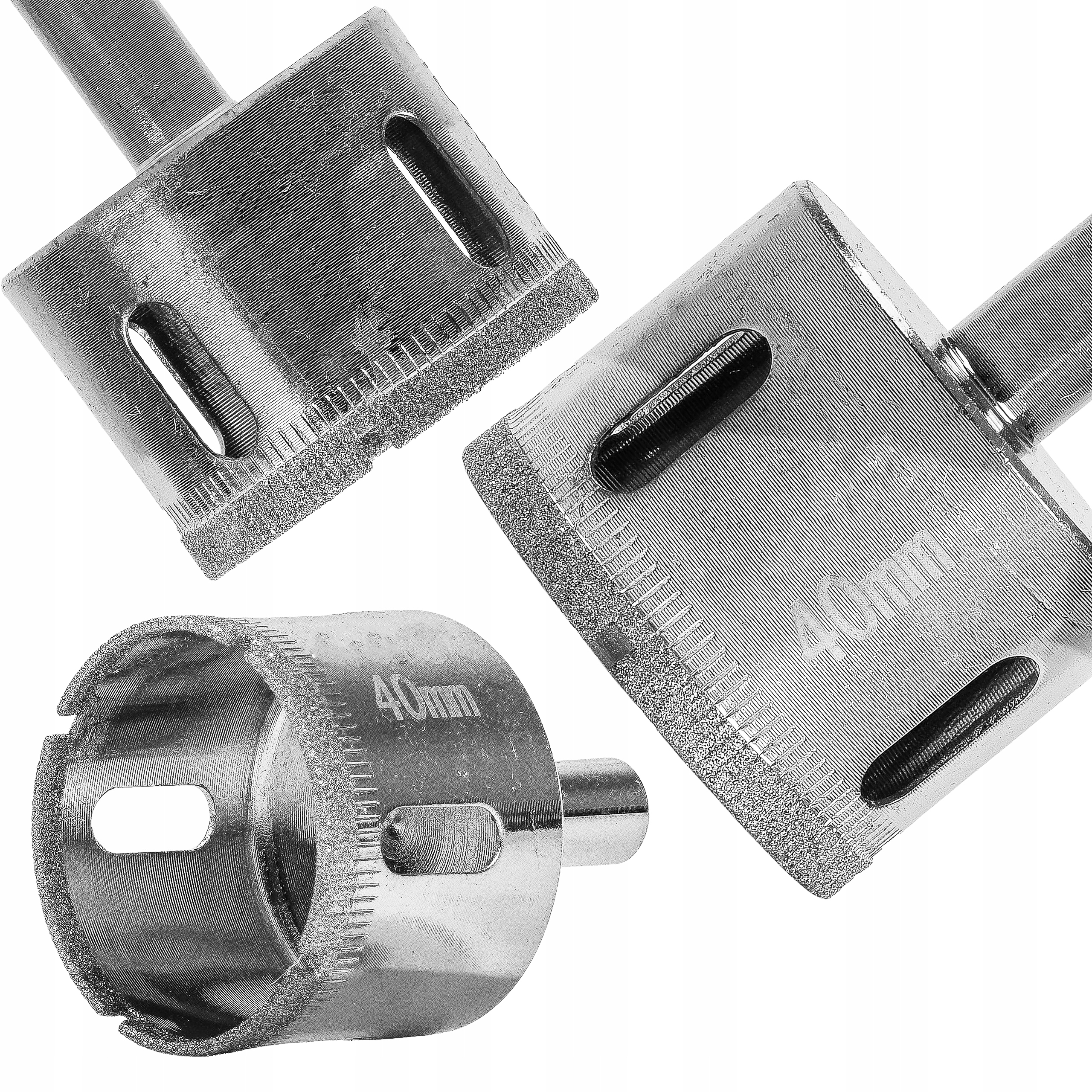 OTWORNICA DIAMENTOWA KORONKA DO GRESU CERAMIKI PŁYTEK GLAZURY SZKŁA 40mm