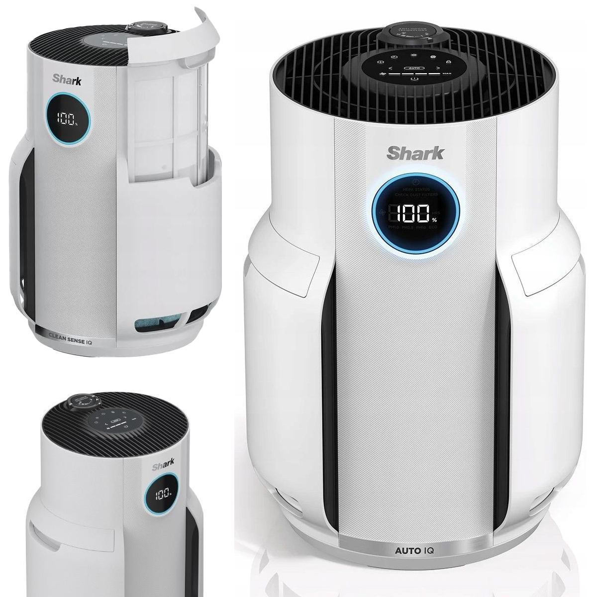 Oczyszczacz powietrza Shark NeverChange HP150EU filtr Hepa 60m² biały