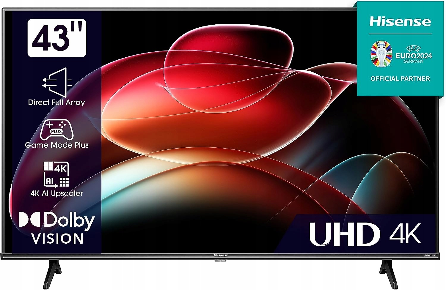 TV LED 109,22 cm (43) Hisense 43A6BG, 4K UHD, Smart TV