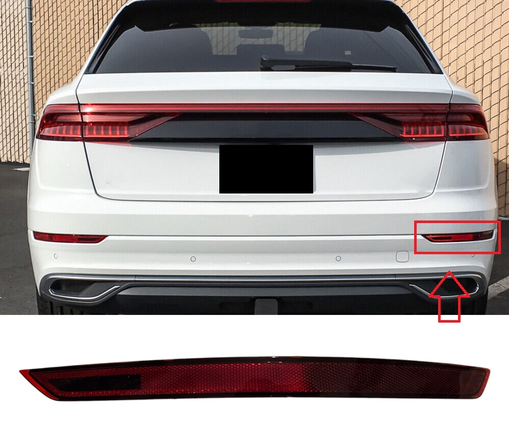 Odrazka Pravého Zadního Nárazníku Audi Q8 SQ8 2019-2022 Oem: 4M8945702