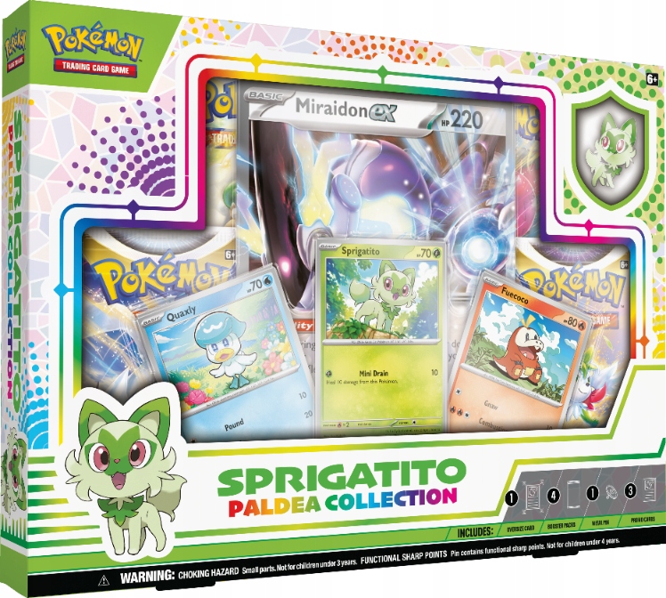 Pokémon TCG: Paldea Pin Collection Sprigatito