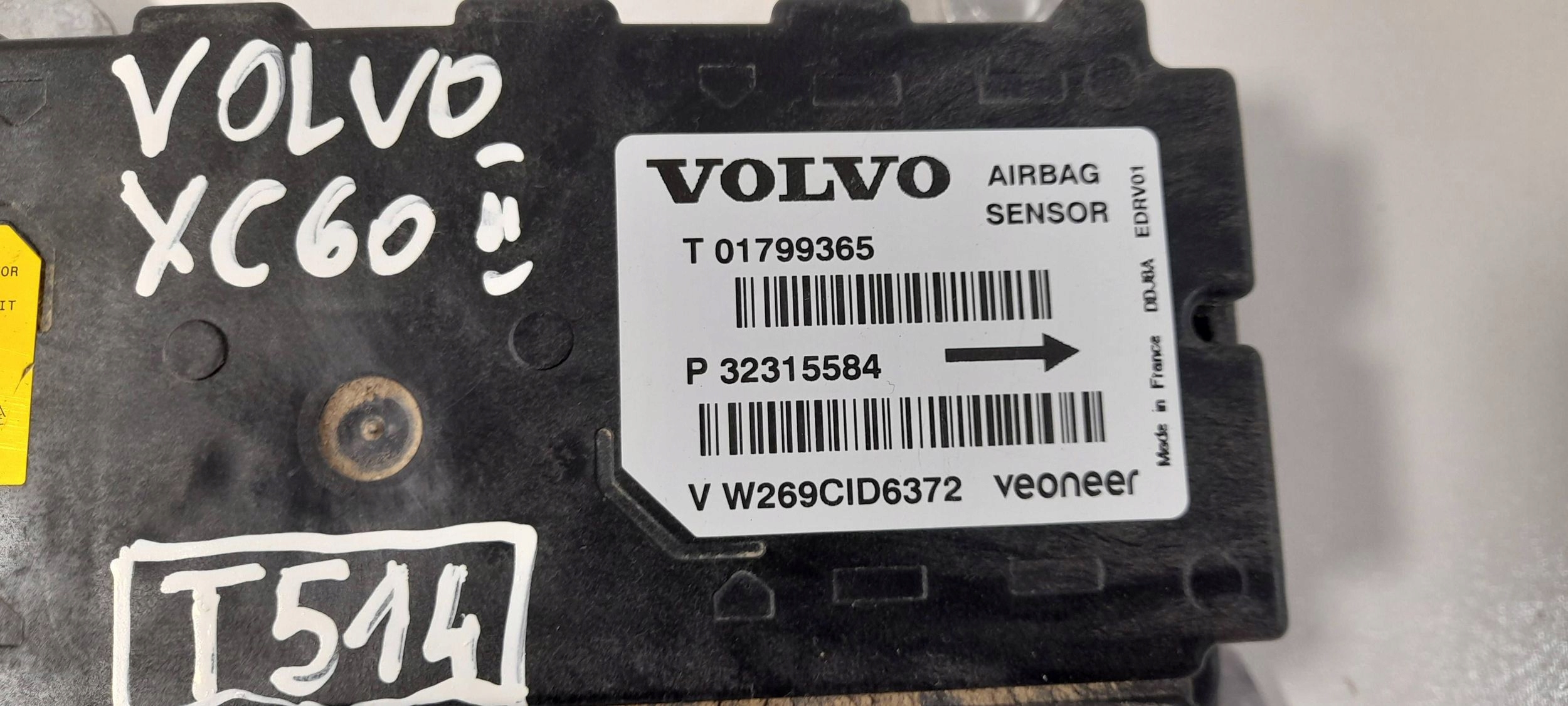 Volvo XC60 II control unit airbag P32315584 (T514)