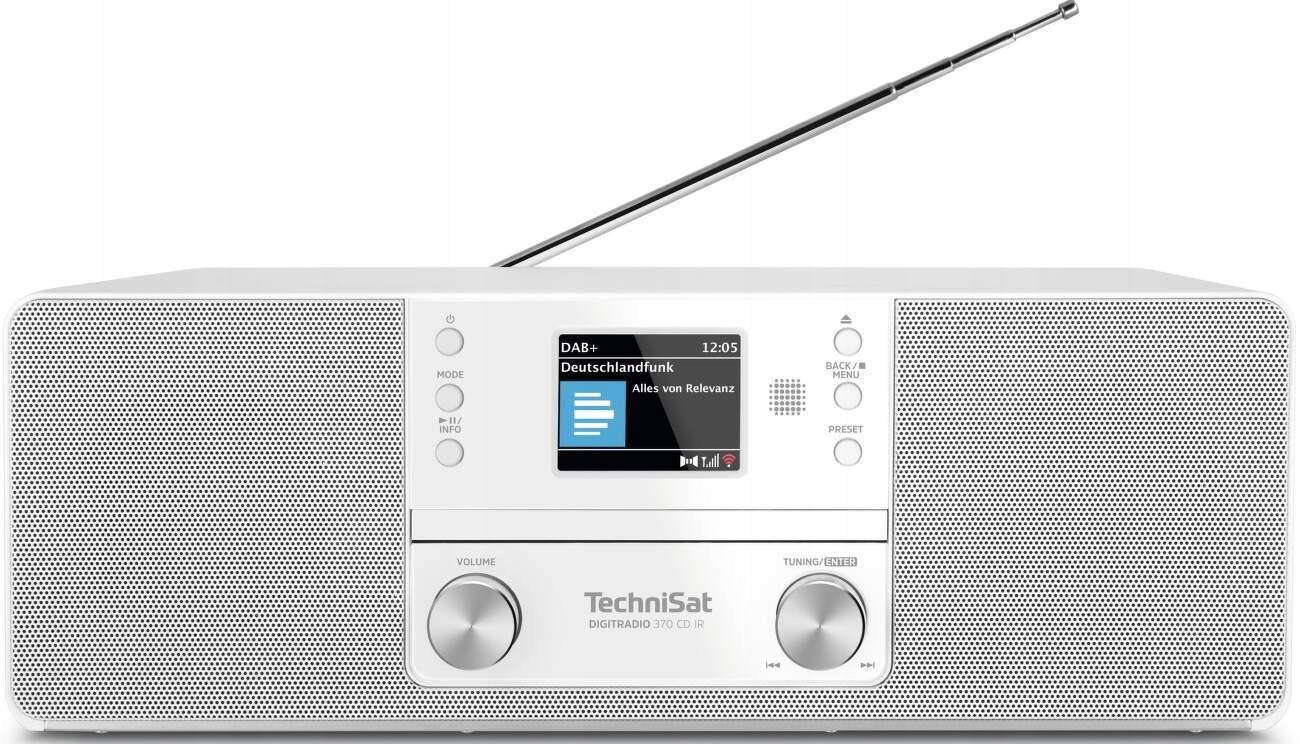 Technisat DigitRadio 370CD Ir, white, Dab /CD