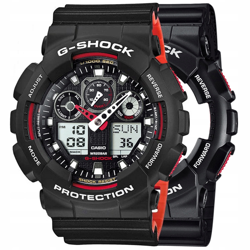 Hodinky Casio G-Shock Set GA-100-1A4ER Bezel 10508136 Pásek 10577142 20