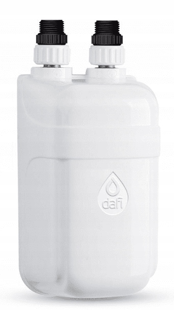 DAFI przepływowy podgrzewacz wody 4,5 KW z nyplami