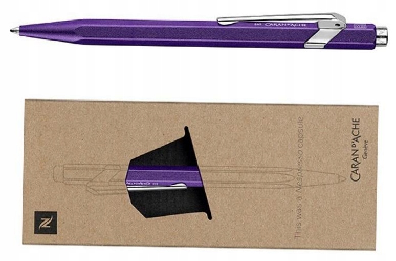 Długopis Nespresso 849 Edycja 3 M fioletowy