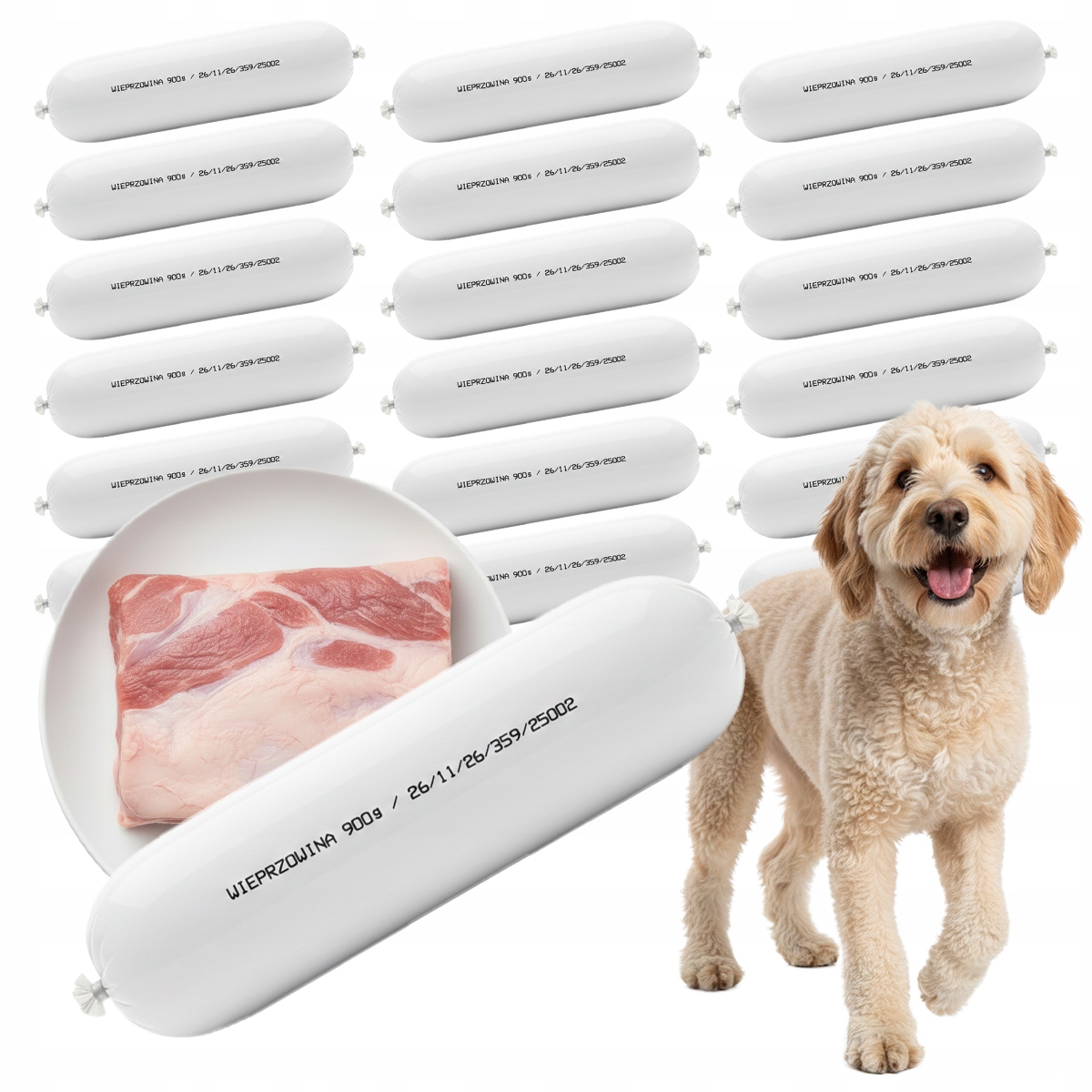 Levně Krmivo Pro Psa Vlhké Krmivo Vepřová Tyčinka Pro Dospělé 19x900 g