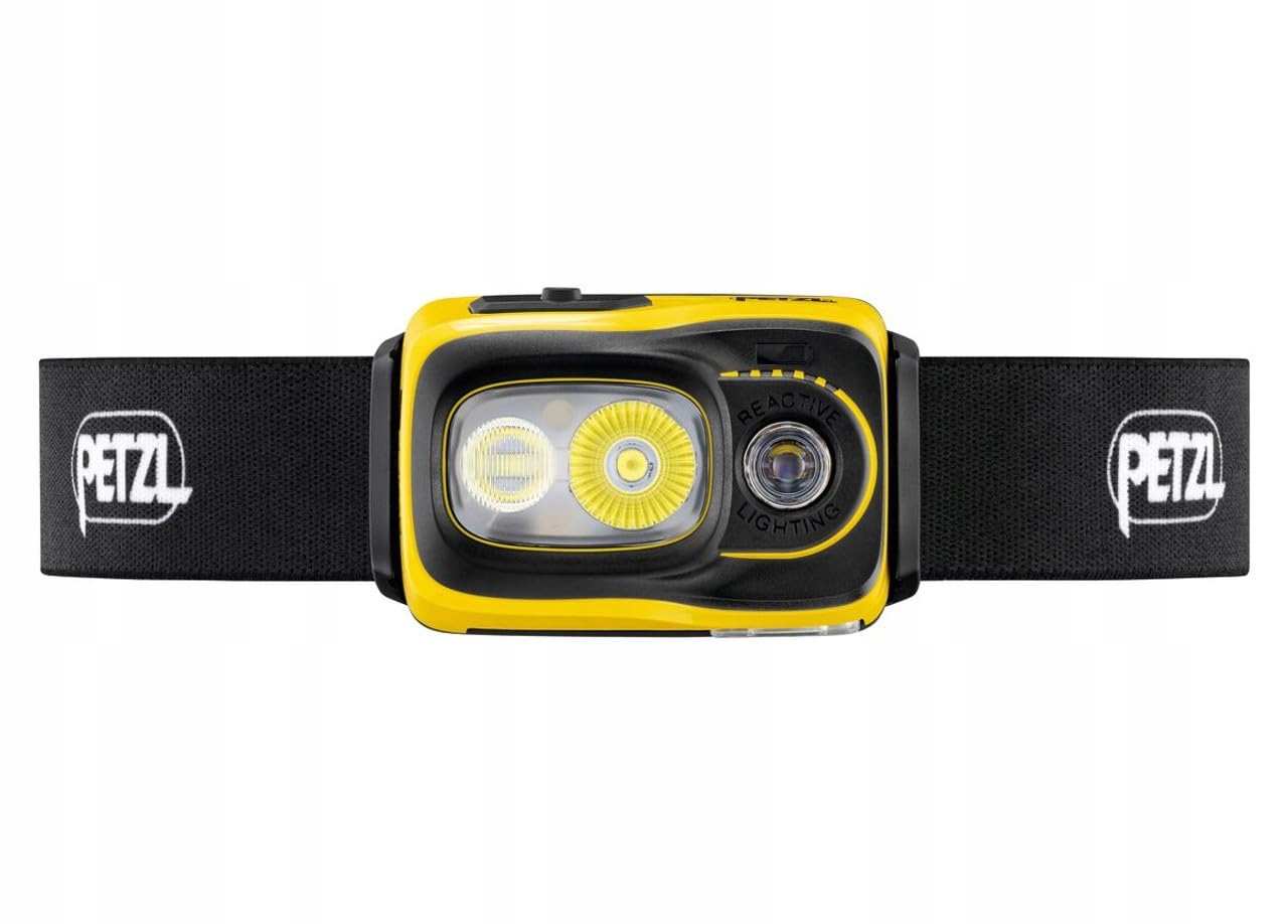PETZL Latarka Czołowa SWIFT RL Pro Line Profesjonalna Czarna Żółta — miniatura 2