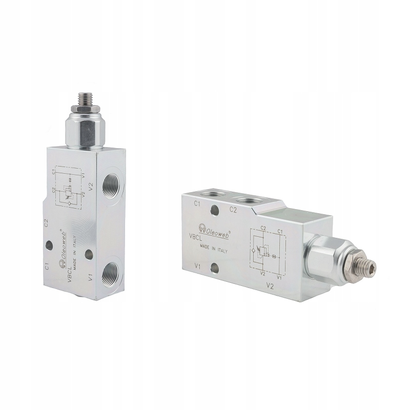 Jednostranný blokovací ventil proti přetížení counterbalance Vbcl, závity: