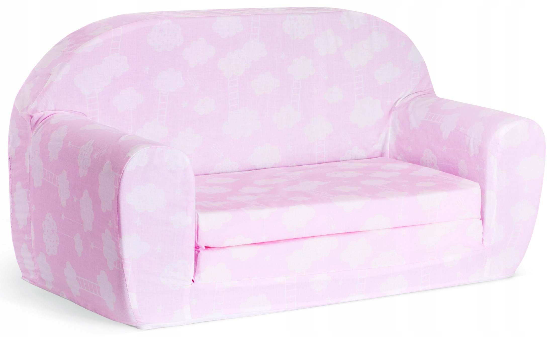 Mini Sofa dla dzieci Kanapa Sofka piankowa Rozkładana Piankowa Fotelik 77cm Stan opakowania oryginalne