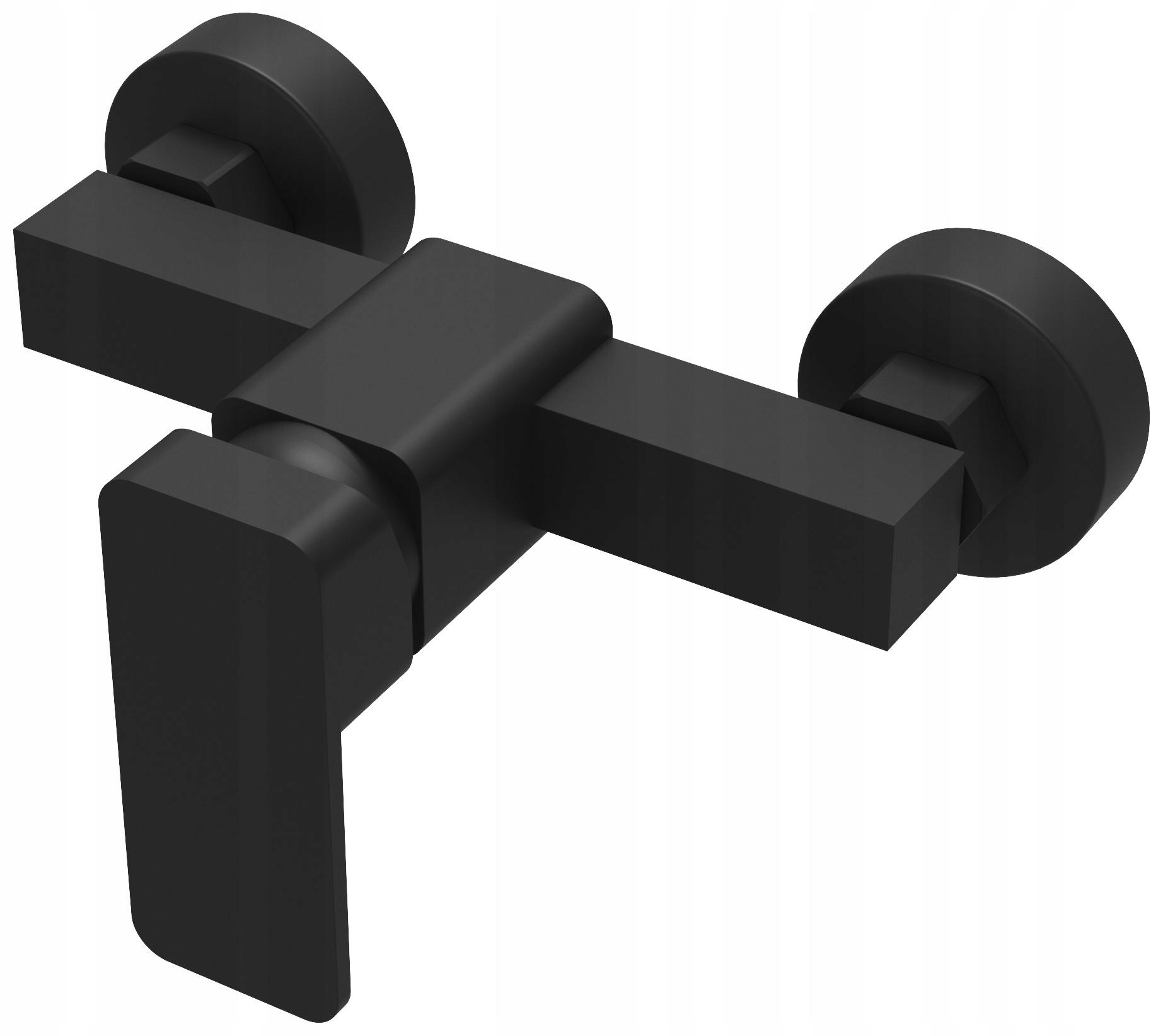 Čierna Štvorcová Sprchová Batéria Do Kúpeľne Veri Kohútik