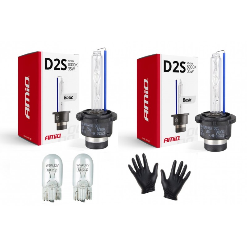 

2x D2S Żarniki Xenon 8000K Homologacja