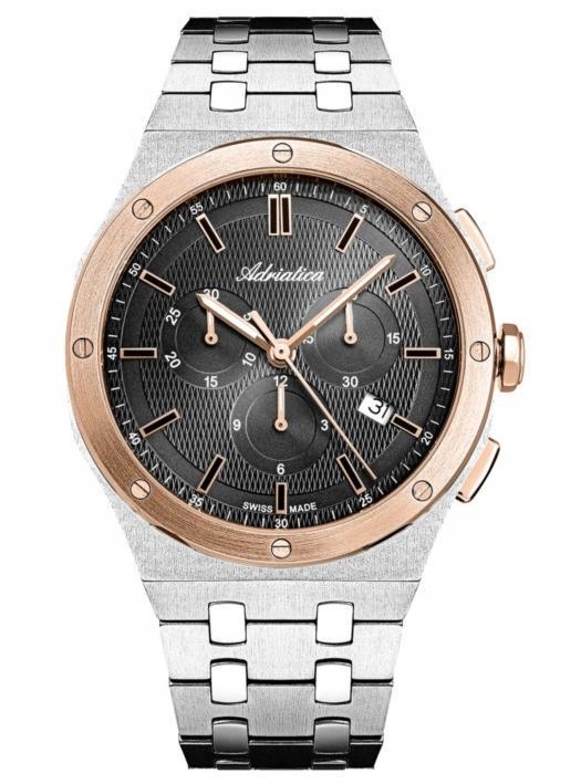 Nový Originální Pánské Hodinky Adriatica A8337.R116CH chronograf
