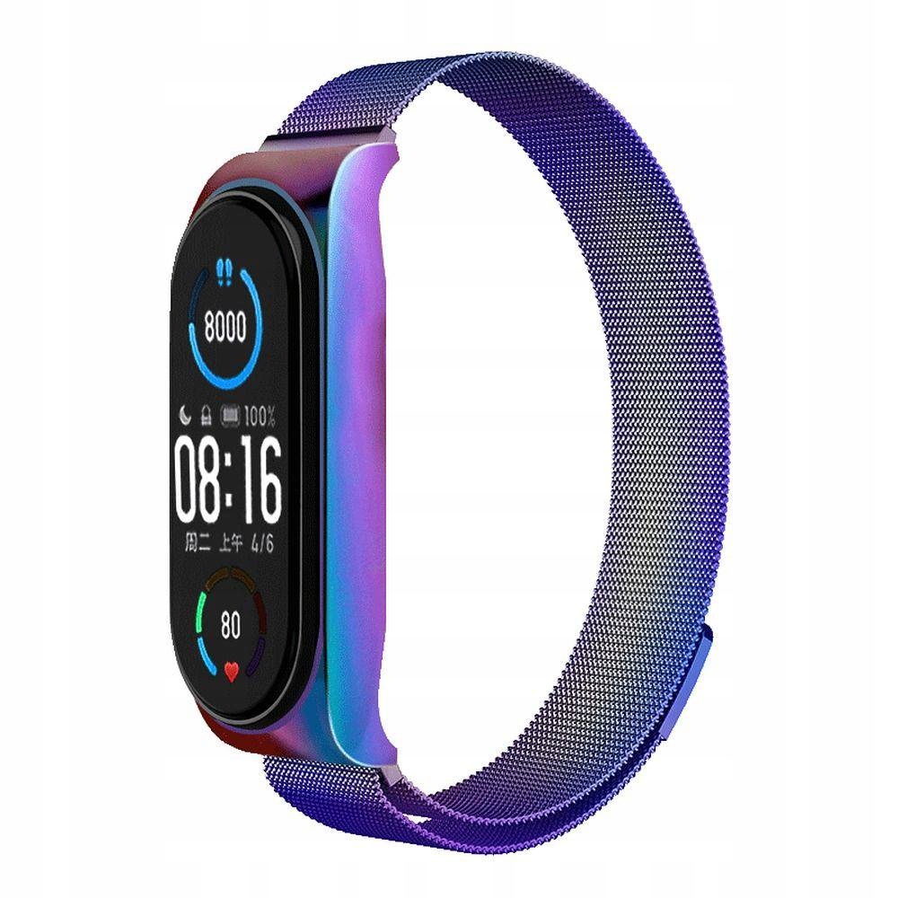 Pasek opaska Metal do smart band Xiaomi Mi Band 5 6 (05)