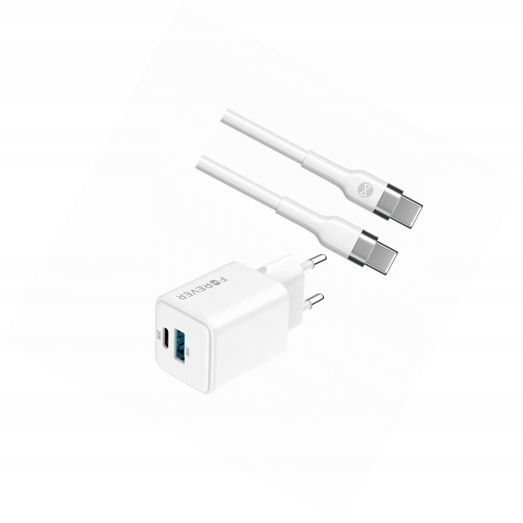 Szybka ładowarka GaN 20W Usb i Usb-c z kablem do Xiaomi Redmi Note 13
