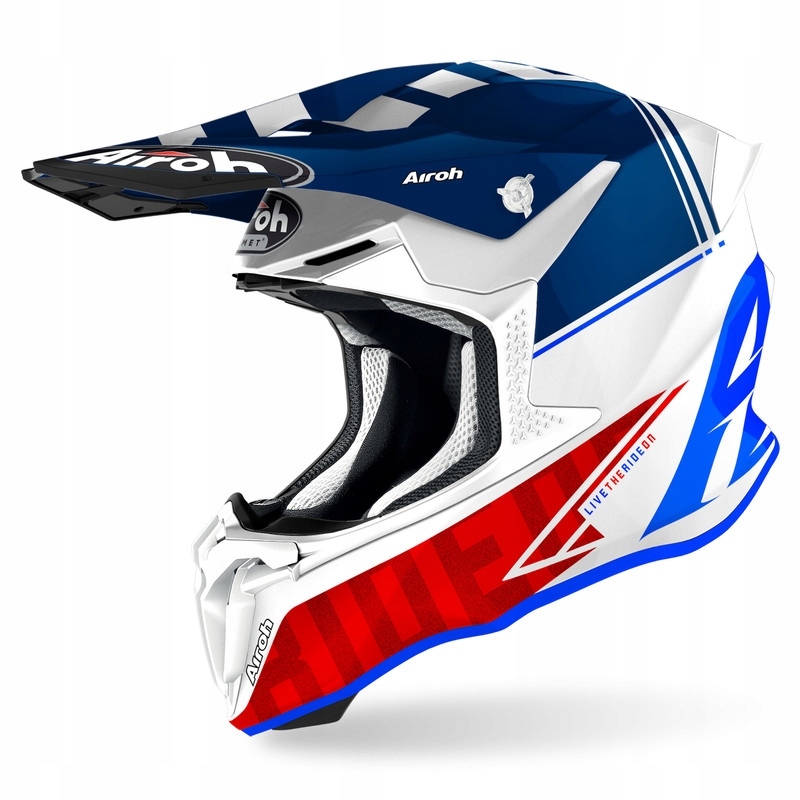 Prilba Airoh Twist 2.0 Tech Blue Gloss (L)